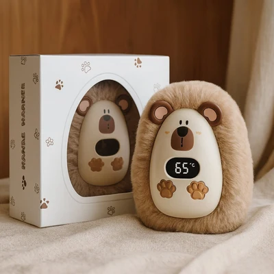 Electric Hand Warmer Rechargeable Pocket Heater Plush - Image 1